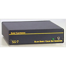 Burst Electronics SG-7 SMPTE Color Bar & Blackburst Generators