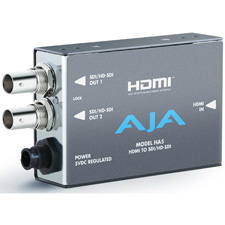 AJA Video HA5 HDMI to SDI/HD-SDI Video and Audio Converter