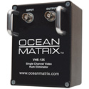 Ocean Matrix Single Channel Video Hum Eliminator w/BNC & Handles Black
