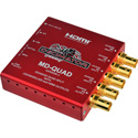 Decimator MD-QUAD Miniature (3G/HD/SD) QUAD SPLIT with HDMI