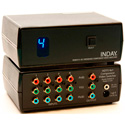 4x1 HDTV Component Video Switcher with IR Remote and RS232 Option