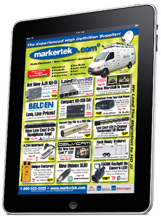 Markertek Catalog for the iPad