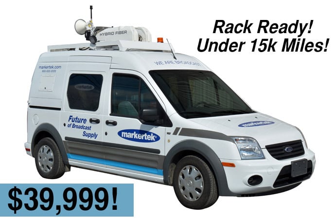 2011 Ford Transit Connect XL ENG Broadcast News Van - Just $44,999! 
