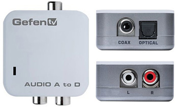 GefenTV GTV-DIGAUD-2-AAUD Digital Audio to Analog Adapter