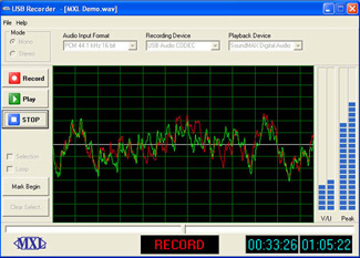 FREE USB RECORDER SOFTWARE FROM MXL