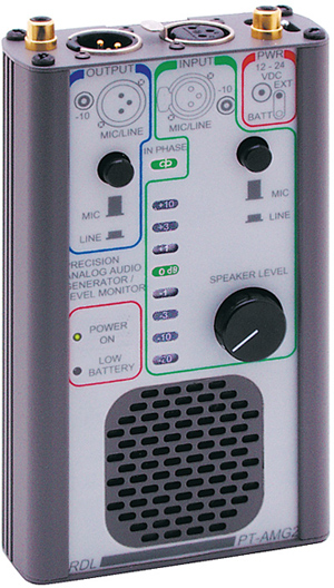 RDL PT-AMG2 Portable Audio Signal Generator & Monitor