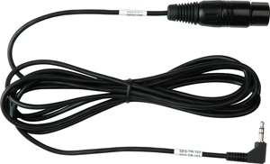 Sescom SES-TR-153 Female XLR to RA 3.5mm 1/8 Pro DSLR Microphone Cable -10 Feet 