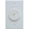 1 GANG Wireport Wall Plates with Grommet