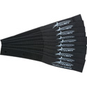 Cord-Lox 1in x 9 Inch Velcro Hook & Loop Cable Tie Wrap 10 Pack Black
