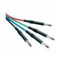 ADC BK62B Dual Bantam-Bantam Nickel Patchcord