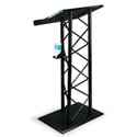 Basic Black PVC and Aluminum Truss Lectern
