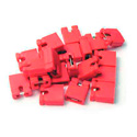Bittree 382811-9 Programmable Series Shunts (Red) 100 Pack