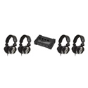 CAD Audio HP110 Four MH110 Studio Headphones and One HA4 Stereo Amplifier