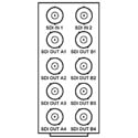 Cobalt RM20-9003-A 8321 Frame Rear I/O Module (Standard Width) 2 HD/SD-SDI Inputs; 8 Reclocked HD/SD-SDI Outputs