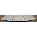 Clearsonic LP5-3L Three Section LidPac Drum Shield Top; Light Gray