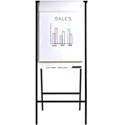 Bretford CR8504-BK Easel & Dry Erase; CR Series; 29.25Wx10.5Dx70.25H; Black