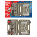 Crescent CTK70MP 70-Piece Ratchet & Combination Wrench Professional Tool Set with Hard Case and Wrap