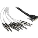Proco DA88BQ-5 Amphenol DB25 Multipin to 8 ShowSavers TRS Phone Plugs Cables