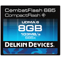 Delkin DDCFCOMBAT685-8GB CombatFlash 685x UDMA 8GB Waterproof CompactFlash Card