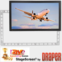 Draper 383299 StageScreen Portable Projection Screen; 226 Inch; 16:10; M1300