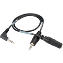 Sescom DSLR-MIC-MON 3.5mm Mic to Mic with Audio Monitor Tap for DSLR Cameras
