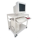 Bretford EC4000-GM 32W x 24D x 33H Mobile Computer Workstation