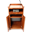 Executive Wood Collegiate Evolution Lectern Package With Sound System