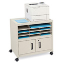 Bretford FC27 Printer Cabinet With Adj Int Shelf; 36 x 18 x 27