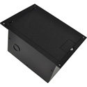 FSR FL-1300-BLK Floor Box with Hinged Door