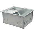FSR FL-540P Floor Box Designed for Raised Access Computer and Stage Floors - 6 Inch Depth