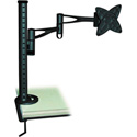 Bentley Mounts LCD-T6 LCD Monitor Table Stand w/Arm & Desk Clamp
