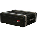 GR-3S - ATA 3-Space Shallow Polyethylene Rack with Front and Rear Rack Rail