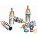 Ideal 89-580 OmniCONN RG-6 Compression RCA Connector; Jar of 35
