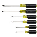 Klein Tools 6pc Cushion-Grip Screwdriver Set