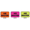 1x1.5 Warning Label 1000 Pk Orange (Air Master)