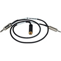 Sescom LN2MIC-ZMGH-MON 3.5 Line to 2.5 Mic 25dB for Zoom H4N with Monitoring Tap