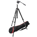 Manfrotto 701HDV-055XBK 701HDV Pro Video Head + 055XB Classic Tripod + MB MBAG80N