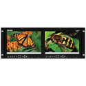 Marshall V-MD902 Dual 9 In High Resolution Modular Rack Mount Monitor