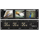 Marshall Electronics V-R573P-SDI Triple 5.7 Inch LCD Rack with SDI Inputs