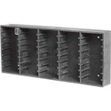 DATRAX Wall Mount/Stand Alone Rack for 80 Mini Discs