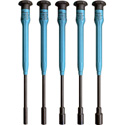 Moody 57-0425 5-Piece Fixed ESD-Safe (Long) Large Nut Driver Set