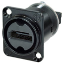 Neutrik NAHDMI-W-B HDMI 1.3 Feedthrough Adaptor (IP65 Rated/D-Shape)