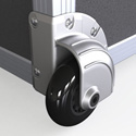 Penn-Elcom W8375K Out-Rigger Corner Caster with 3 Inch Wheel