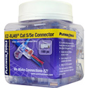 Platinum Tools EZ-RJ45 CAT5/5e Connectors Jar of 100