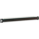 ADC by TE Connectivity PPE1232-MVJ-BK 1RU 2x32 Midsize HD Normalled Video Jackfield Non-Terminating - Black