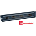 ADC by TE Connectivity PPE2226-N-BK Pro Patch Enhanced Video Panel (2 Rows of 26 Standard Jacks)
