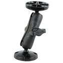 Ram RAM-B-101AU 1 In Diameter Ball Camera Mount w/ 2.5 Inch Round Base