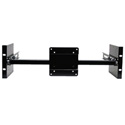 VESA 75/100 Single Stationary Monitor Rack Mount For 19in Racks