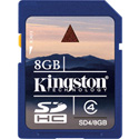 Kingston SD4-8GB SDHC CLASS 4 Flash Card - 8GB