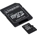 Kingston 4GB microSDHC Memory Card with SD Adapter